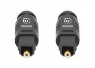 Manhattan MH Toslink Cable, Male/ Male,  gold plated, 3m (356084)