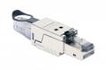 INTELLINET INT Cat6a STP Tooless RJ 45 Modular Field Plug, w-Pull Ring (790741)