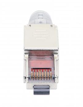 INTELLINET INT Cat6a STP Tooless RJ 45 Modular Field Plug, w-Pull Ring (790741)
