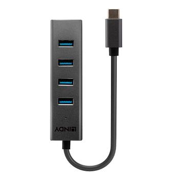 LINDY 4 Port USB 3.2 Type C Hub (43325)