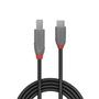 LINDY 0.5m USB 3.2 Type C to B Cable, Anthra Line (36665)