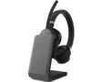 LENOVO o Go - Headset - on-ear - Bluetooth - wireless, wired - active noise cancelling - USB-C - thunder black - Certified for Skype for Business, Certified for Microsoft Teams - for ThinkCentre M75t Gen 2,  (4XD1C99222)