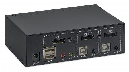 MANHATTAN MH 2-Port DisplayPort KVM Switch (153546)