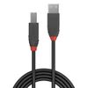 LINDY USB 2.0 Kabel Typ A/B Anthra Line 2m (36673)