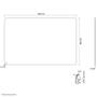 Neomounts by Newstar durable transparent screen 100cm (NS-GLSPROTECT100)