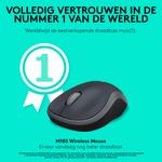 LOGITECH WIRELESS MOUSE M185 SWIFT GREY (910-002238)