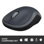 LOGITECH M185 Mus Trådlös, Grå (910-002238)