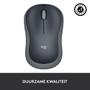 LOGITECH WIRELESS MOUSE M185 SWIFT GREY USB CORDLESS IN (910-002238)