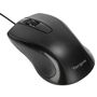 TARGUS Full-Size - Mouse - antimicrobial - optical - wired - USB - black (AMU81AMGL)
