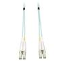 TRIPP LITE TRIPPLITE 10Gb Duplex Multimode 50/125 OM3 LSZH Fiber Patch Cable LC/LC - Aqua 3M 10ft.