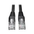 TRIPP LITE TRIPPLITE Cat6 Gigabit Snagless Molded UTP Ethernet Cable RJ45 M/M Black 1ft. 0.31m