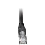 TRIPP LITE TRIPPLITE Cat6 Gigabit Snagless Molded UTP Ethernet Cable RJ45 M/M Black 2ft. 0.61m