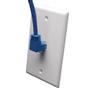 TRIPP LITE TRIPPLITE Up-Angle Cat6 Gigabit Molded UTP Ethernet Cable RJ45 Right-Angle Up M to RJ45 M Blue 10ft. 3.05m