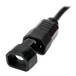 TRIPP LITE PDU Plug Lock Connector C14 Power Cord to C13 Outlet Black 100pk - Kabelborttagningslås - svart (PLC13BK)