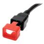 TRIPP LITE PDU Plug Lock Connector C20 Power Cord to C19 Outlet Red 100pk - Kabelborttagningslås - röd (PLC19RD)