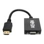 TRIPP LITE TRIPPLITE HDMI to VGA with Audio Converter Cable Adapter for Ultrabook/ Laptop/ Desktop PC M/F 6-in. 15.24 cm (P131-06N)