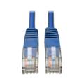 TRIPP LITE TRIPPLITE Cat5e 350mHz Molded UTP Ethernet Cable RJ45m/M PoE Blue 6ft. 1.83m RJ-45M to RJ-45M 1.8m UTP CAT 5e blue