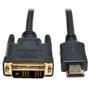 TRIPP LITE TRIPPLITE HDMI to DVI Cable Digital Monitor Adapter and Video Converter HDMI to DVI-D M/M 3ft. 0.91m