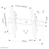 Neomounts by Newstar veggfeste for 42-86" TV VESA 100x100 - VESA 600x400, maks belastning 60kg (WL35S-850BL16)