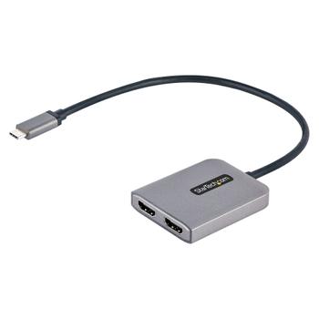 STARTECH DUAL HDMI MST HUB - 4K 60HZ USB-C MULTI-MONITOR ADAPTER CABL (MST14CD122HD)