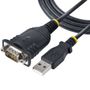 STARTECH 3FT USB TO SERIAL CABLE - WIN/MAC - PROLIFIC IC CABL (1P3FP-USB-SERIAL)