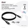 CLUB 3D USB4 GEN3X2 TYPE-C BI-DIRECTIONAL CABLE 8K60HZ DATA 40GBPS PD 240W 48V/5A EPR M/M 1M/3.28FT (CAC-1576)