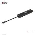 CLUB 3D USB GEN1 TYPE-C 6-IN-1 HUB WITH HDMI 8K30HZ 2XUSB TYPE-A RJ45 AND 2XUSB TYPE-C DATA AND PD CHARGING 100 WATT