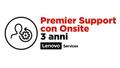 LENOVO o Premier Support - Extended service agreement - parts and labour (for system with 1 year courier or carry-in warranty) - 3 years - on-site - response time: NBD - CPN - for ThinkBook 13x G2 IAP, 16p G (5WS1K04208)