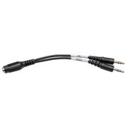 TRIPP LITE TRIPPLITE 3.5mm 4-Position to 3.5mm 3-Position Audio Headset Splitter Adapter Cable F/2xM 6ft. 15.2cm