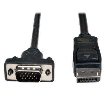 TRIPP LITE TRIPPLITE DisplayPort 1.2 to VGA Active Adapter Cable DP with Latches to HD15 M/M 6ft. 1.8m (P581-006-VGA-V2)