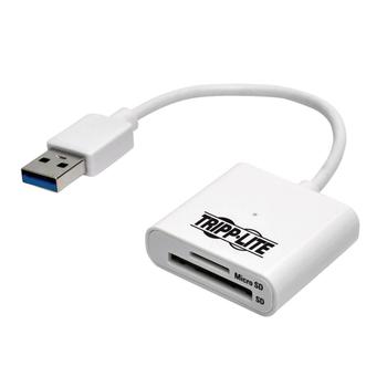 TRIPP LITE USB 3.0 MEMORY CARD MED READER SD/MICRO SD BUILT-IN CABLE CABL (U352-06N-SD)