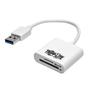TRIPP LITE USB 3.0 MEMORY CARD MED READER SD/MICRO SD BUILT-IN CABLE CABL