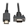 TRIPP LITE TRIPPLITE HDMI to VGA Active Adapter Cable HDMI to Low-Profile HD15 M/M 6ft. 1.8m
