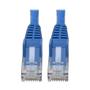 TRIPP LITE TRIPPLITE Cat6 Gigabit Snagless Molded UTP Ethernet Cable RJ45 M/M Blue 6in. 15.24cm