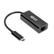 TRIPP LITE TRIPPLITE USB-C to Gigabit Network Adapter with Thunderbolt 3 Compatibility Black