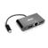 TRIPP LITE TRIPPLITE USB-C Multiport Adapter - HDMI USB 3.0 Port GbE 60W PD Charging HDCP Black