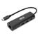 TRIPP LITE TRIPPLITE 3-Port USB-C Hub with LAN Port USB-C to 3x USB-A Ports and Gbe USB 3.0 Black