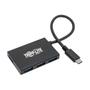 TRIPP LITE TRIPPLITE 4-Port USB-C Hub USB-C to 4x USB-A Ports USB 3.0 Black