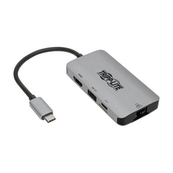 TRIPP LITE USB-C TYPE-C 3.1 C ADAPTER GREY PD CHARGING HDMI USB-A HUB PRT ACCS (U444-06N-H4GUSC)