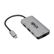 TRIPP LITE TRIPPLITE USB-C Multiport Adapter - 4K HDMI USB-A GbE 100W PD Charging HDCP Gray