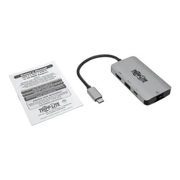 TRIPP LITE USB-C TYPE-C 3.1 C ADAPTER GREY PD CHARGING HDMI USB-A HUB PRT ACCS (U444-06N-H4GUSC)