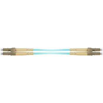 ACT 1,5 meter multimode 50/125 OM3 duplex armored fiber patch cable with LC connectors (RL3451)