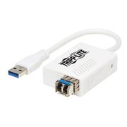 TRIPP LITE TRIPPLITE USB 3.0 Multimode Fiber Optic Transceiver Ethernet Adapter 10/100/1000Mbps 1310nm 550m LC