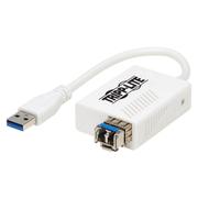 TRIPP LITE TRIPPLITE USB 3.0 Singlemode Fiber Optic Transceiver Ethernet Adapter 10/100/1000Mbps 1310nm 5km LC