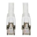 TRIPP LITE TRIPPLITE Cat8 25G/40G-Certified Snagless Shielded S/FTP Ethernet Cable RJ45 M/M PoE White 3ft. 0.91m