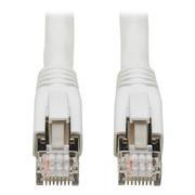 TRIPP LITE TRIPPLITE Cat8 25G/40G Certified Snagless Shielded S/FTP Ethernet Cable RJ45 M/M PoE White 10ft. 3.05m
