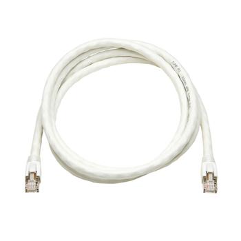 TRIPP LITE TRIPPLITE Cat8 25G/40G Certified Snagless Shielded S/FTP Ethernet Cable RJ45 M/M PoE White 6ft. 1.83m (N272-006-WH)