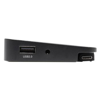 TRIPP LITE TRIPPLITE USB-C Dock Triple Display 4K HDMI & DP VGA USB 3.2 Gen 1 USB-A/C Hub GbE 100W PD Charging (U442-DOCK7D-B)