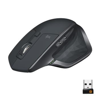 Logitech MX Master 2S - mus - Bluetooth,  2.4 GHz - grafitt (910-005966)