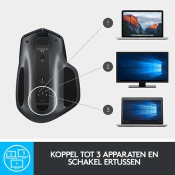 LOGITECH MX Master 2S Wireless Mouse - GRAPHITE (910-005966)